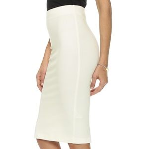 5th and Mercer Off White Pencil Skirt